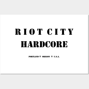 Riot City Hardcore! Posters and Art